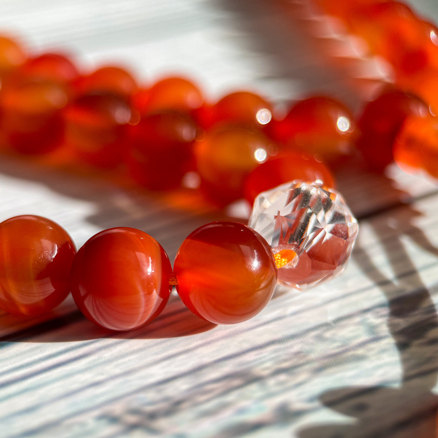 Magical Garci - Carnelian Mala Beads 