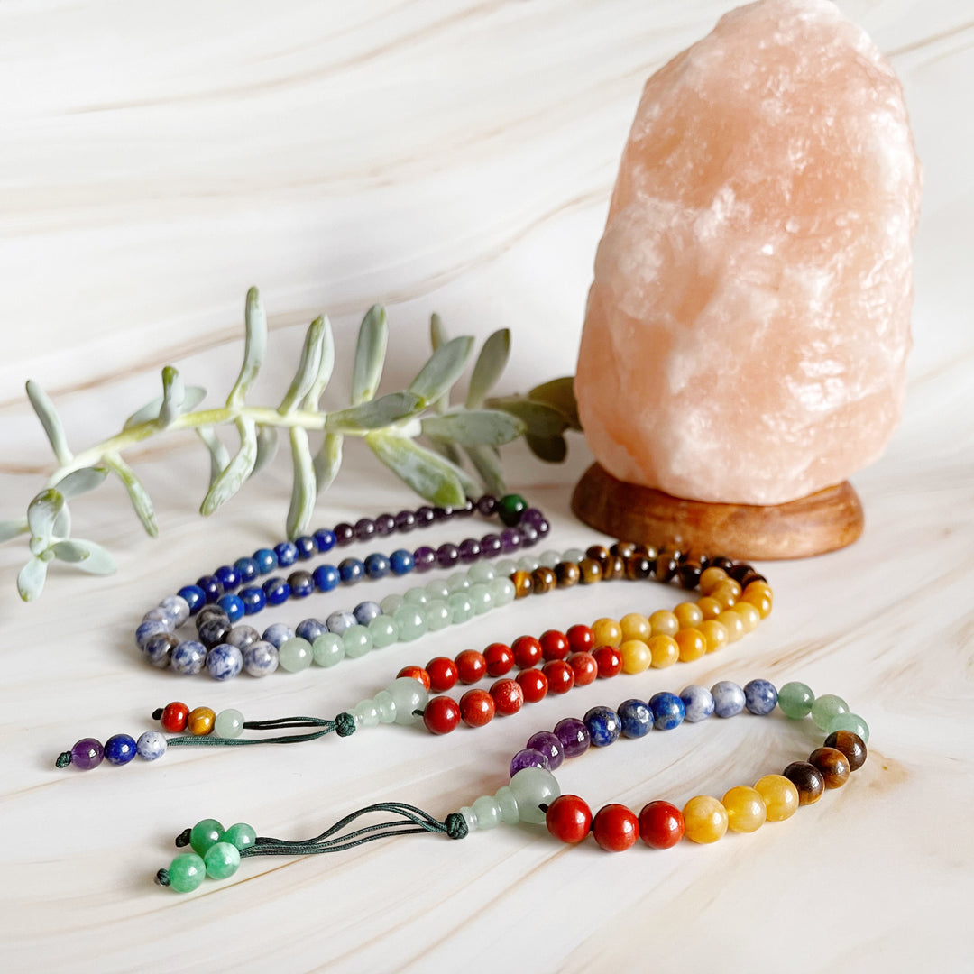 Multicolor mala beads best sale